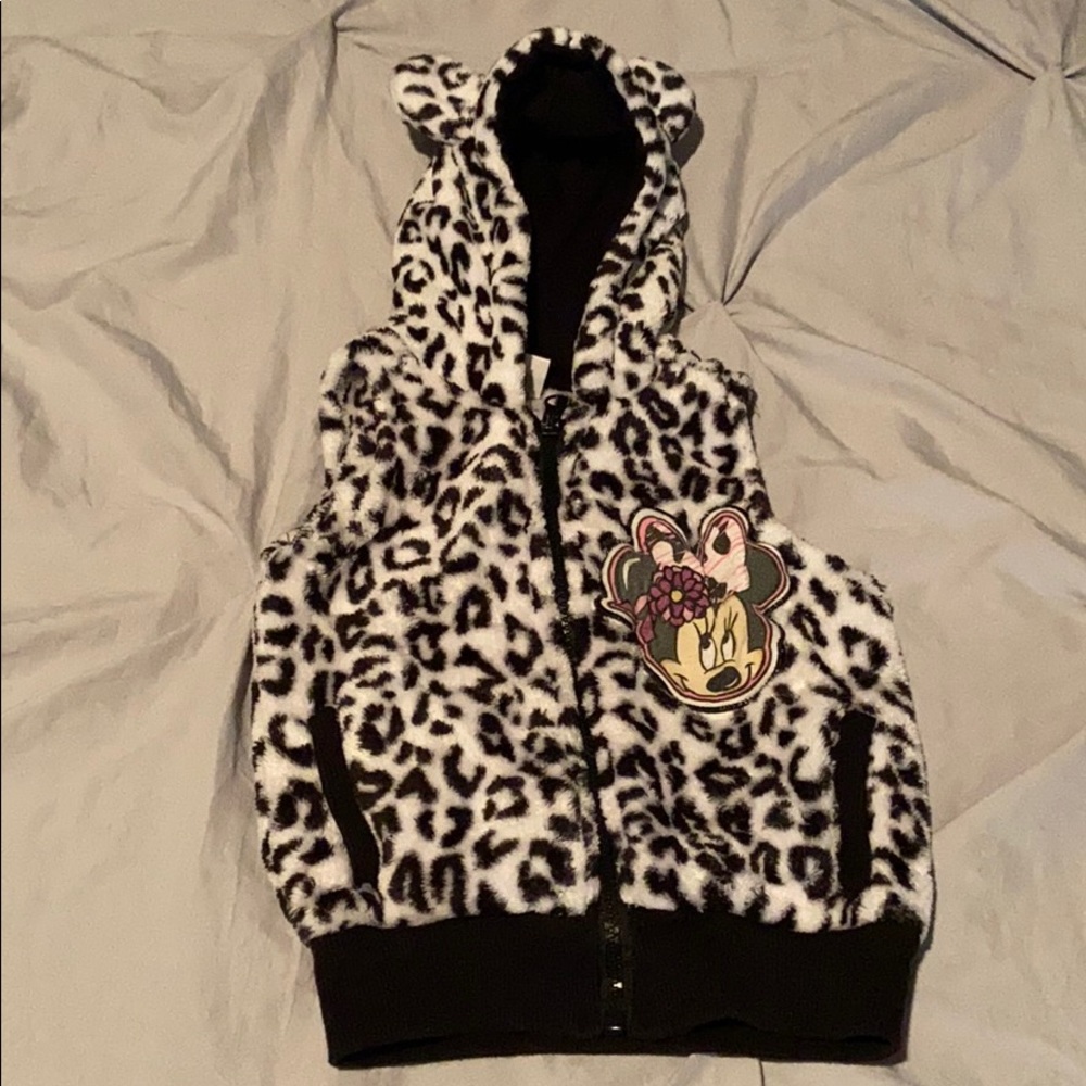 Little girls Minnie Mouse vest